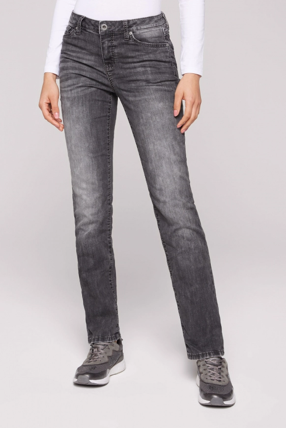 SOCCX Jeans RO:MY Regular Fit - grey used | 26 | 30