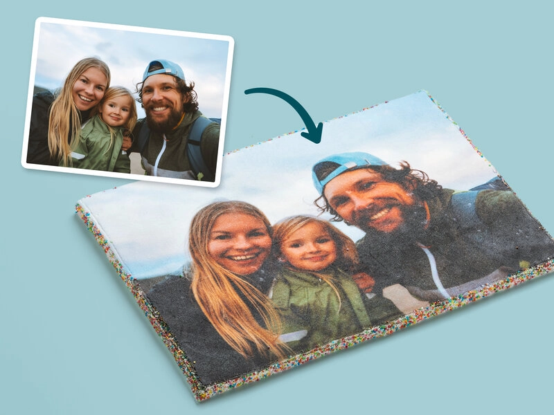 Personalisiertes Marshmallow mit eigenem Foto