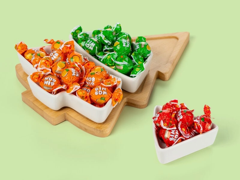 Tannenbaumschale mit Tablett