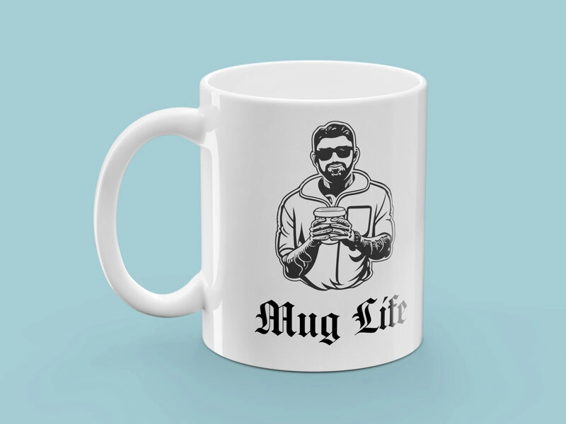 Tasse mit Aufdruck - Mug Life