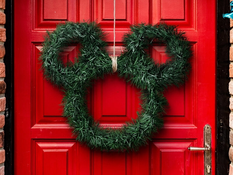 Weihnachtskranz Micky Maus