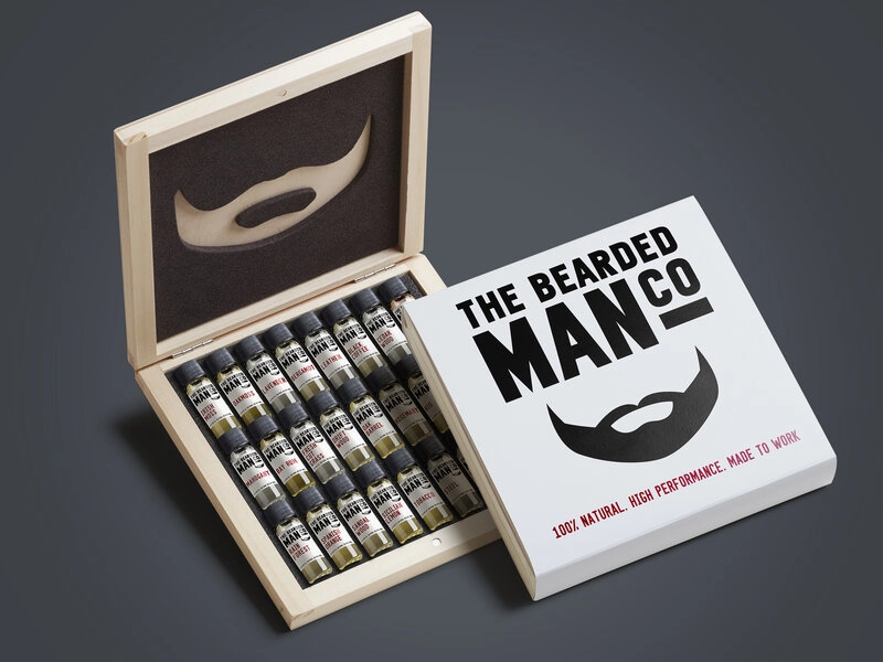 Geschenkverpackung Bartöle – 24 Duftrichtungen