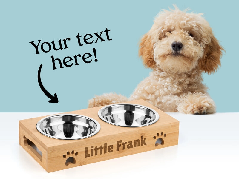 Personalisierter Hundenapf mit Text