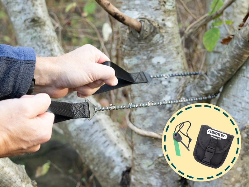 Kettensäge und Feuerstahl - Wibbri