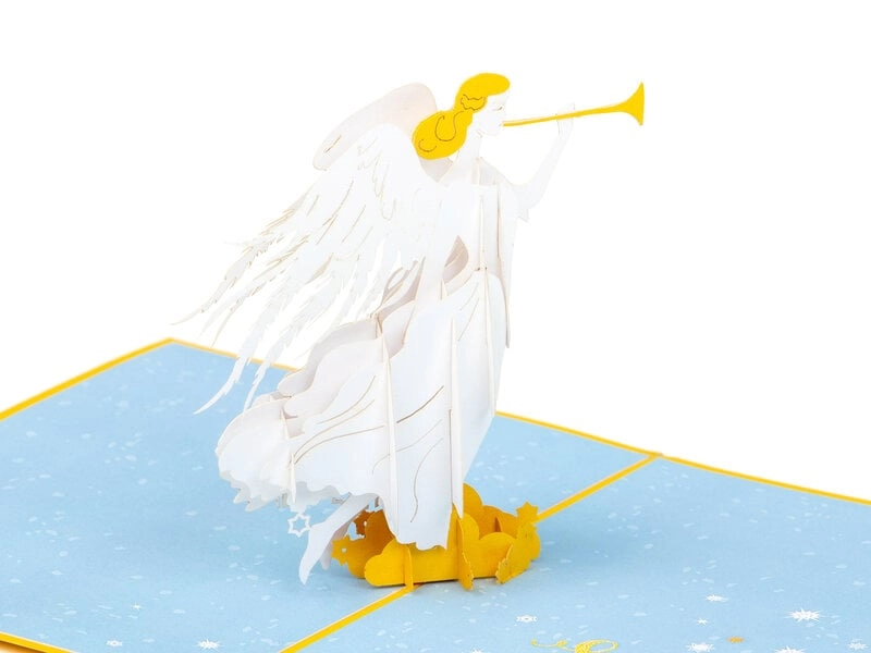 Pop-Up-Karte - Weihnachtskarte Mit Engel