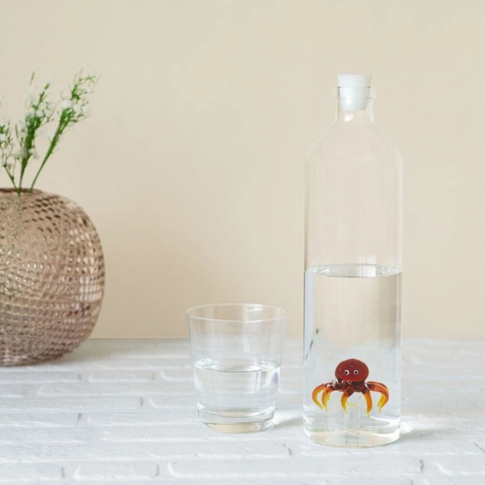 Flasche mit Oktopus, Witzige Geschenke, Romantische Geschenke, Hochzeitsgeschenk, Geschenk, Geschenkidee