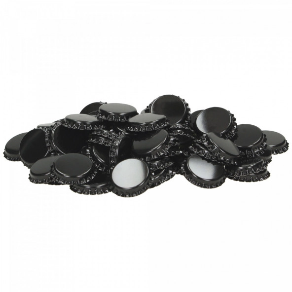 Kronkorken 26 mm schwarz 1.000 St.