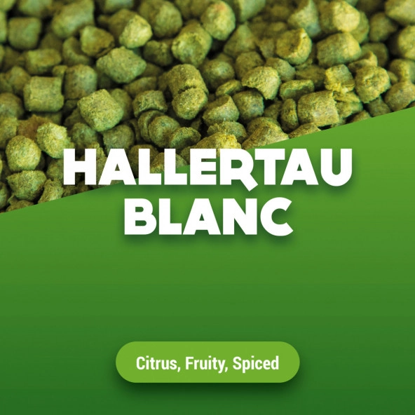 Hopfenpellets Hallertau Blanc 1 kg