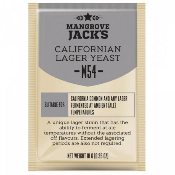 Trocken Bierhefe Californian Lager M54 - 10 g - Mangrove Jack's Craft Series