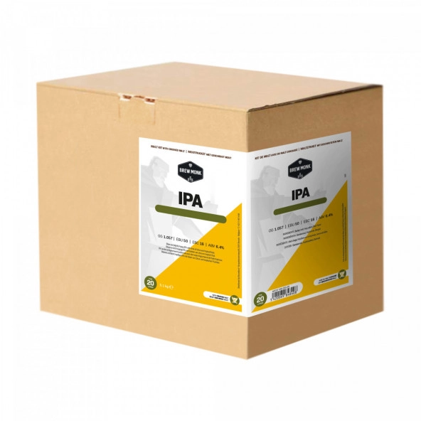 Brew Monk™ Malzpaket geschrotet - IPA - für 20 l