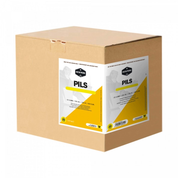 Brew Monk™ Malzpaket geschrotet - Pils - für 20 l