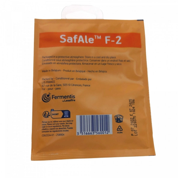 Fermentis trocken Bierhefe SafAle™ F-2 25 g