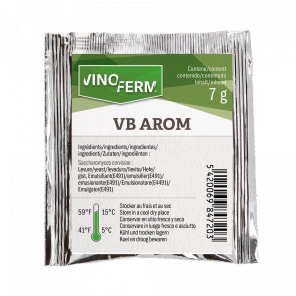Trockenhefe Wein Vinoferm VB Arom 7 g