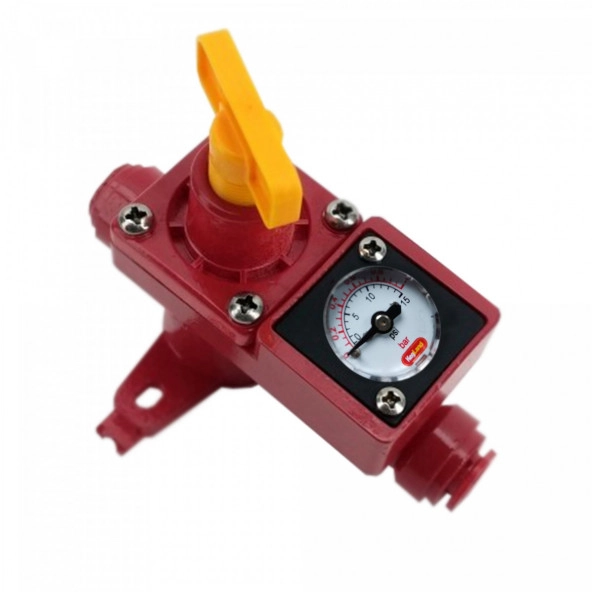 Duotight BlowTie spunding valve - einstellbares Druckbegrenzungsventil mit Manometer