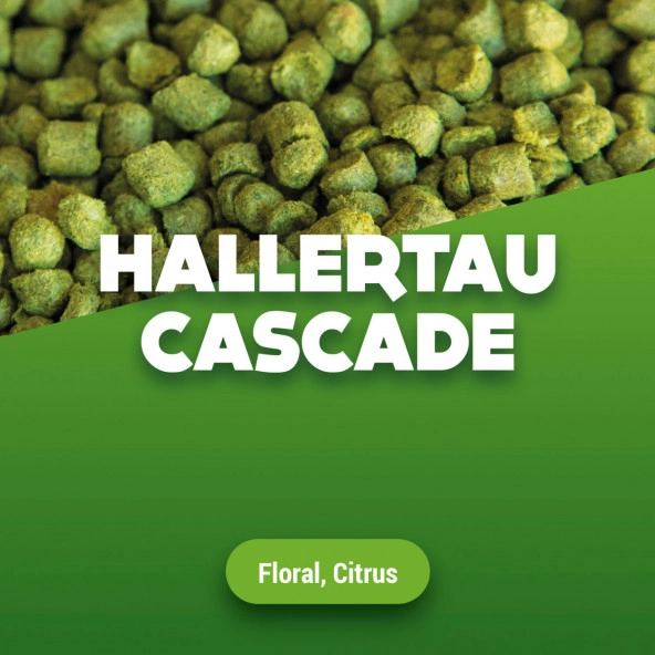 Hopfenpellets Hallertau Cascade 1 kg
