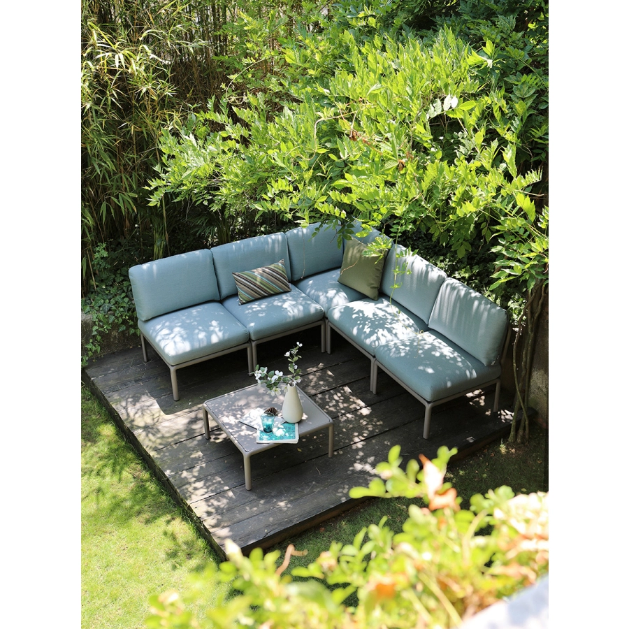 Nardi Komodo Tavolino Outdoor Beistelltisch - antracite - Länge: 70 cm, Höhe: 32,5 cm, Tiefe: 70 cm