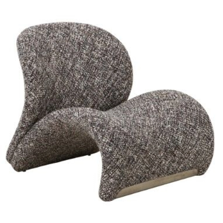 House Nordic Sofia Sessel - dunkelbraun mix - 77x82x73 cm