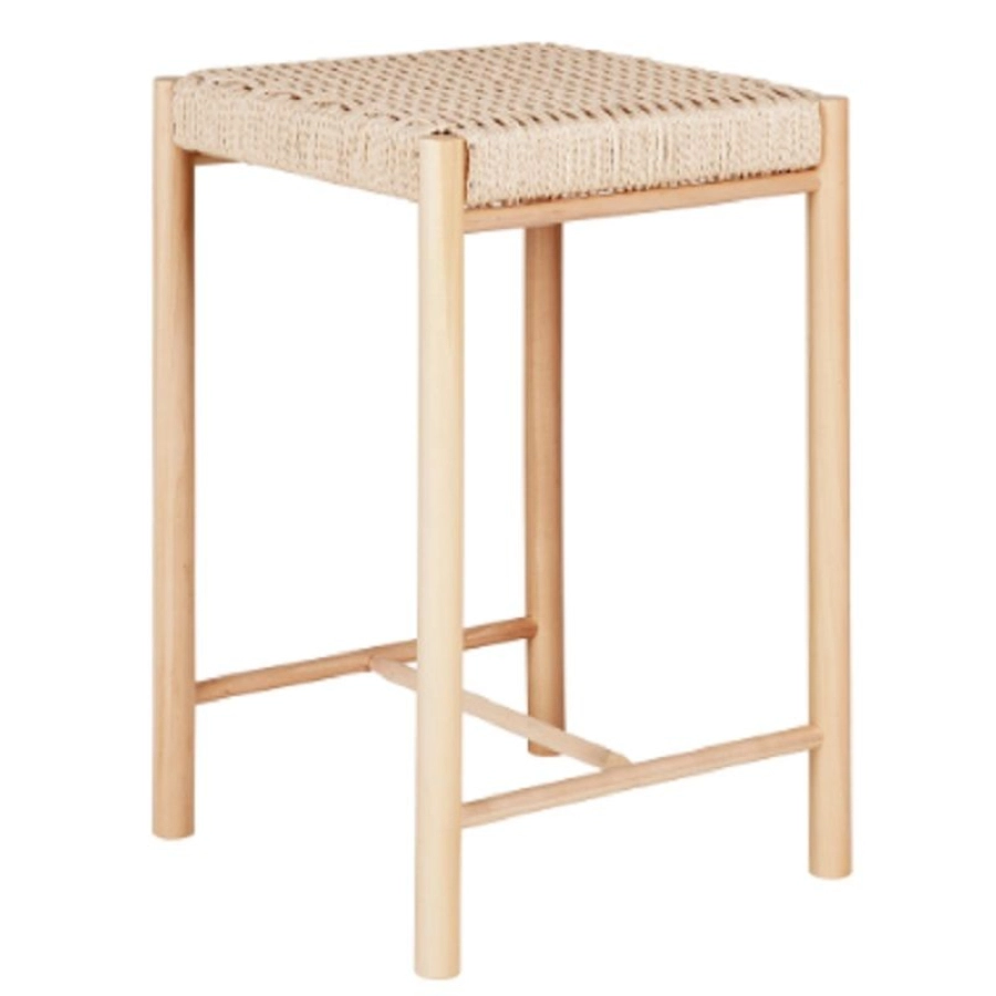 House Nordic Abano Hocker - natural - 42x42x66,5 cm