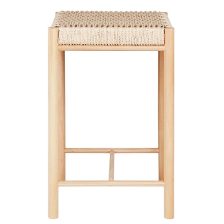 House Nordic Abano Hocker - natural - 42x42x66,5 cm