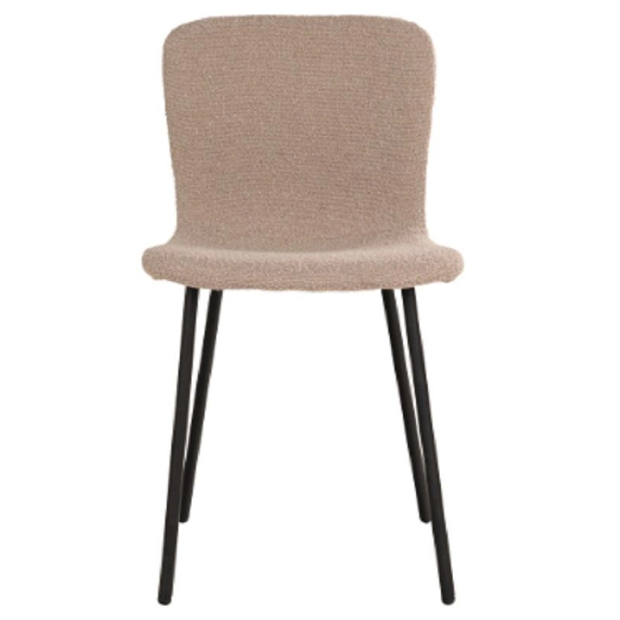 2er Spar-Set | House Nordic Halden Stuhl - beige: 52,5x44,5x81,2 cm