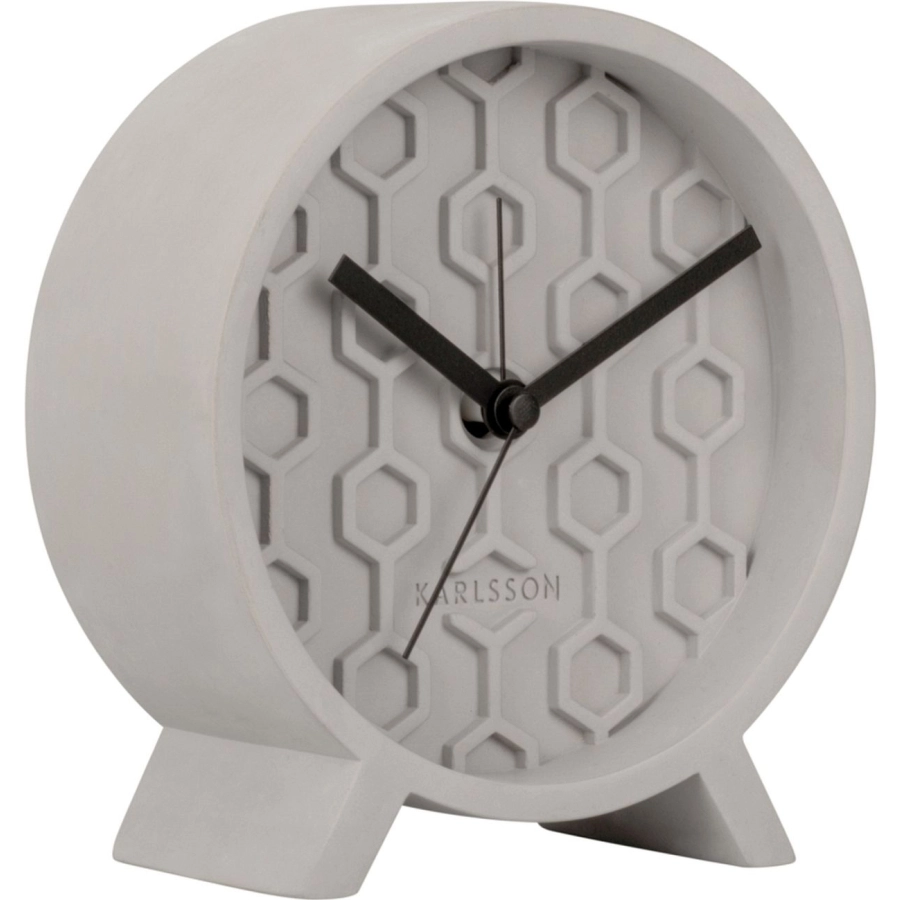 Karlsson Honeycomb Tischwecker - grey - 15 x 6 x 13 cm