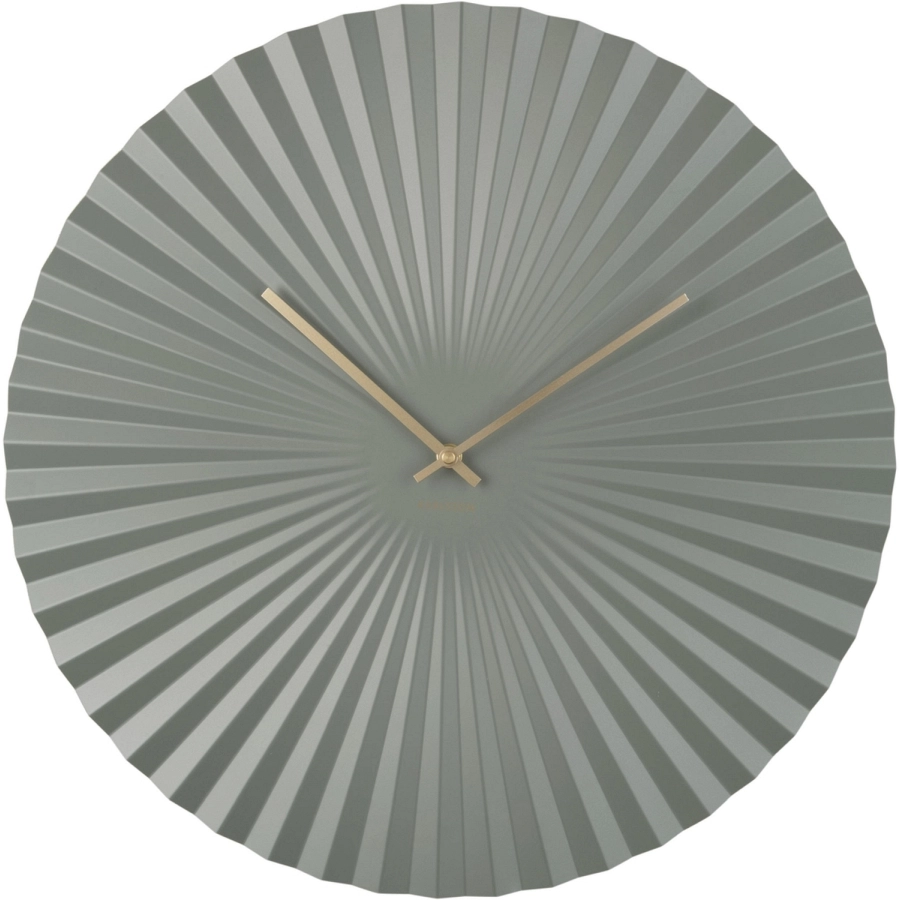 Karlsson Sensu Wanduhr - steel jungle green - Ø 50 cm
