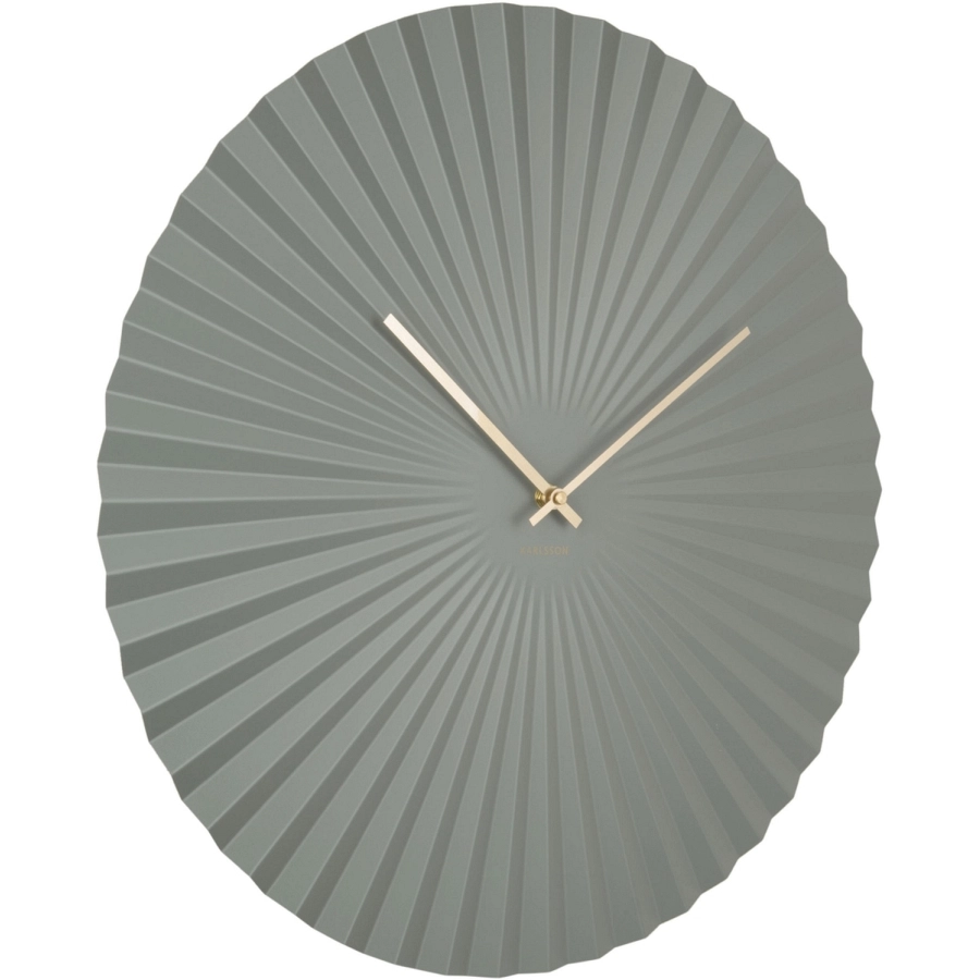 Karlsson Sensu Wanduhr - steel jungle green - Ø 50 cm