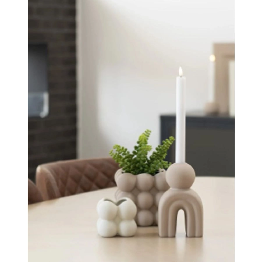 House Nordic Bubbles Pflanzentopf - grey - 9 x 9 x 8 cm