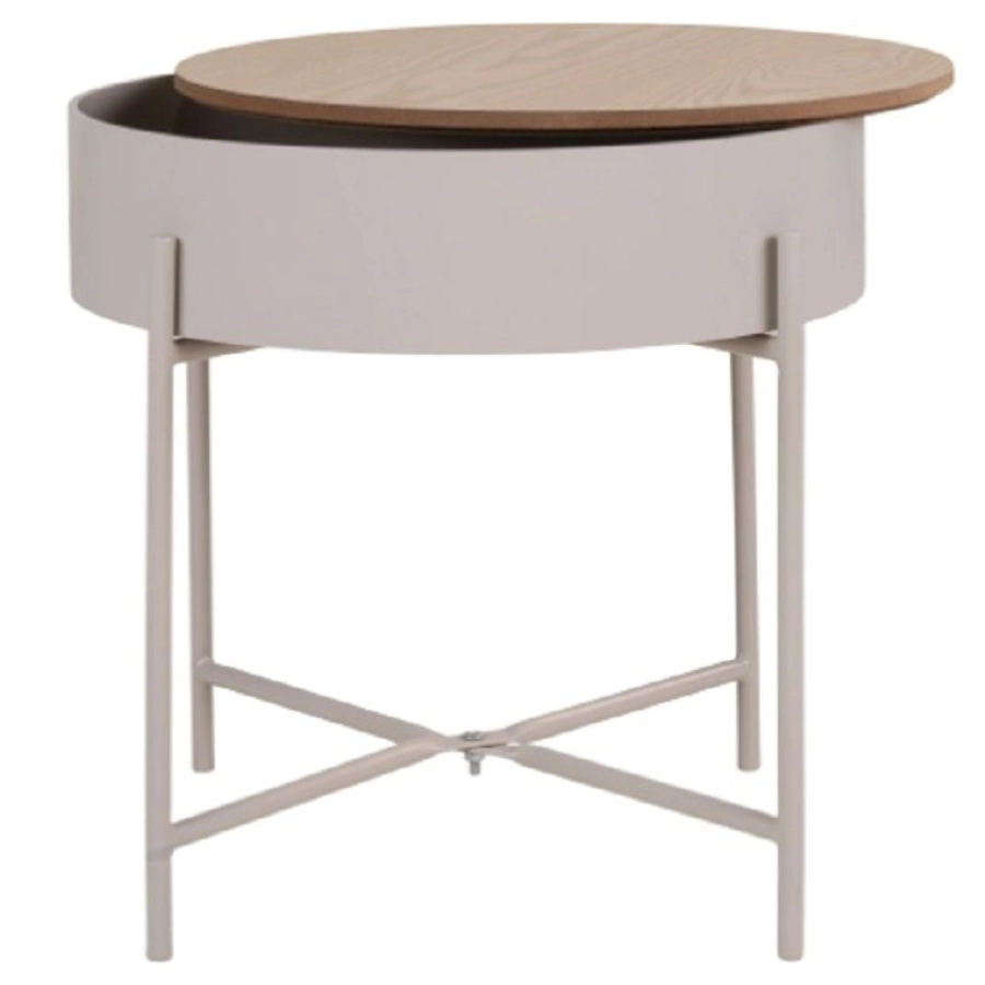 House Nordic Sisco Beistelltisch - beige/grey - 40 x 40 x 40 cm