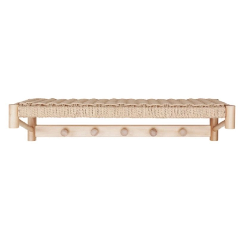 House Nordic Abano Hutablage - natural - 31 x 78 x 17 cm