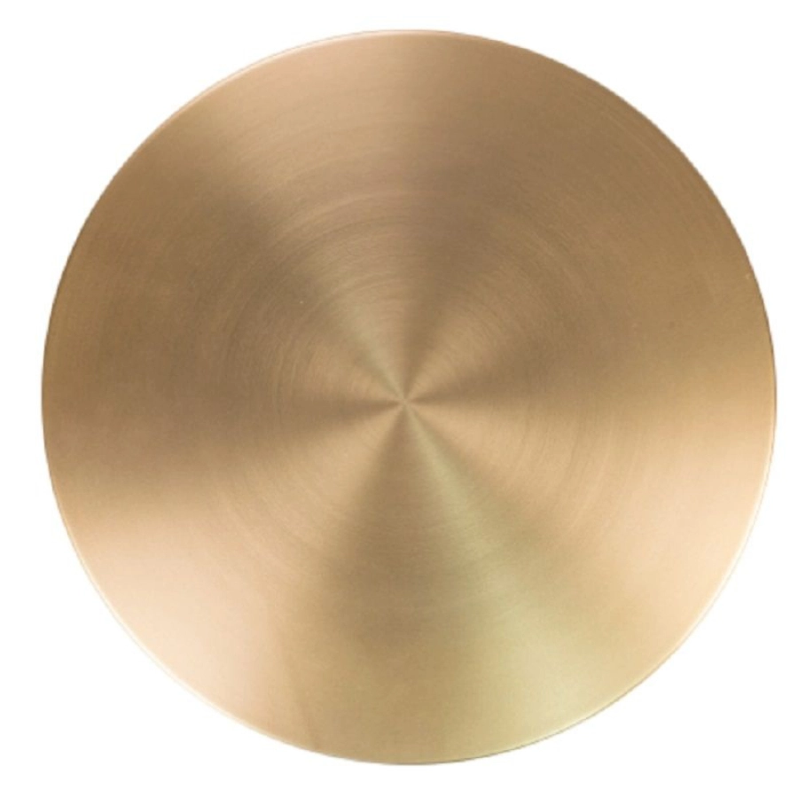 House Nordic Lecco Beistelltisch - brass/marble - 41 x 41 x 58 cm