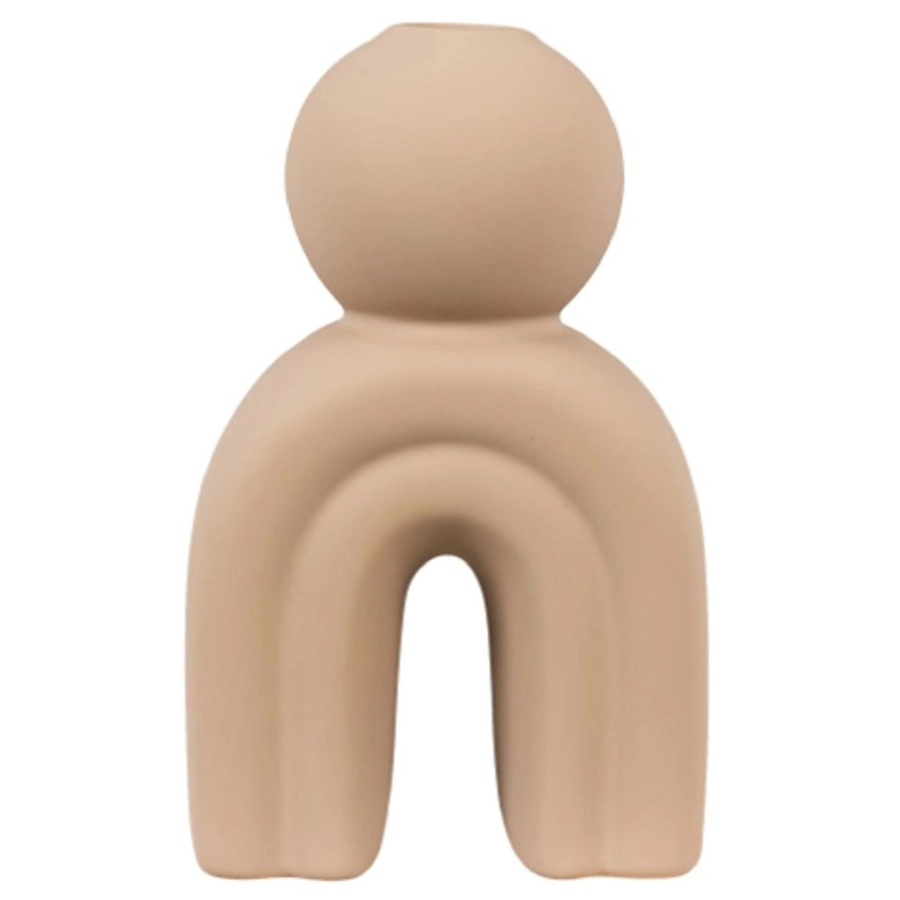 House Nordic Arc Kerzenhalter - brown - 6,5x10,5x17 cm