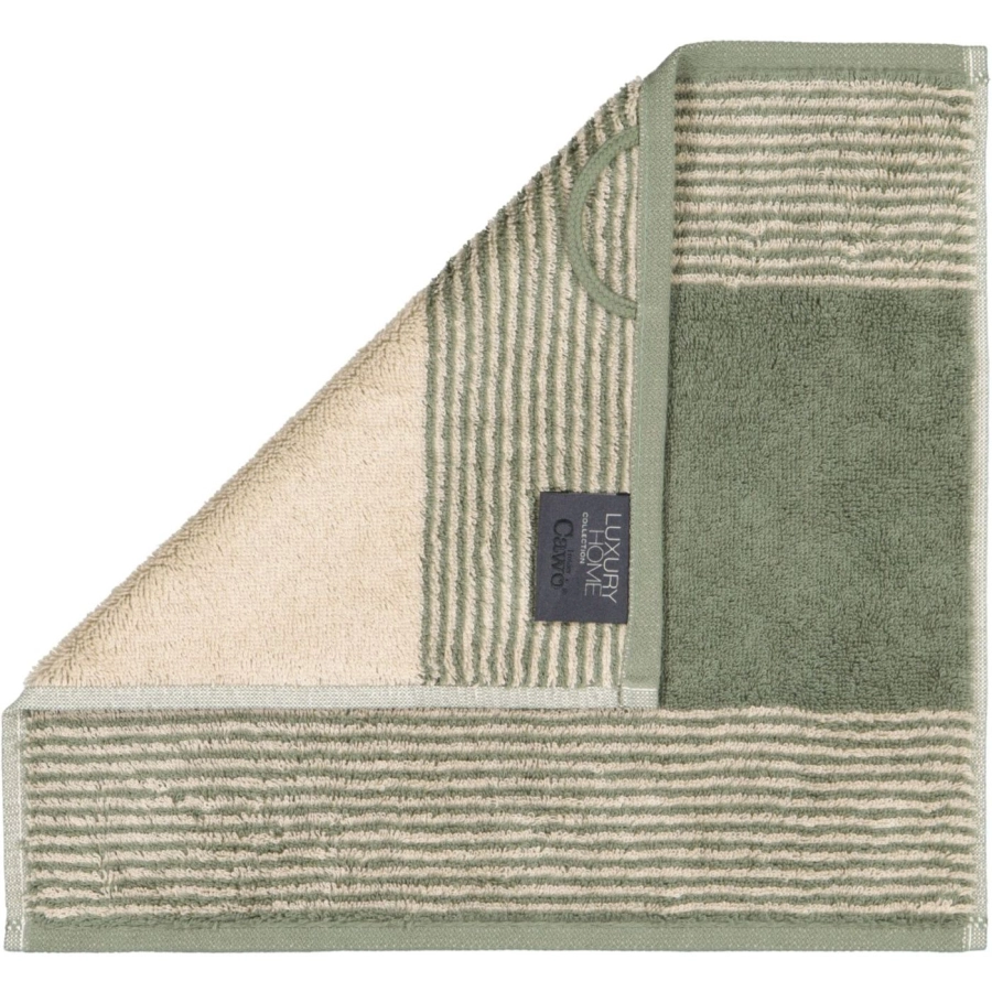 Cawö Two-Tone Seiftuch - field - 30x30 cm