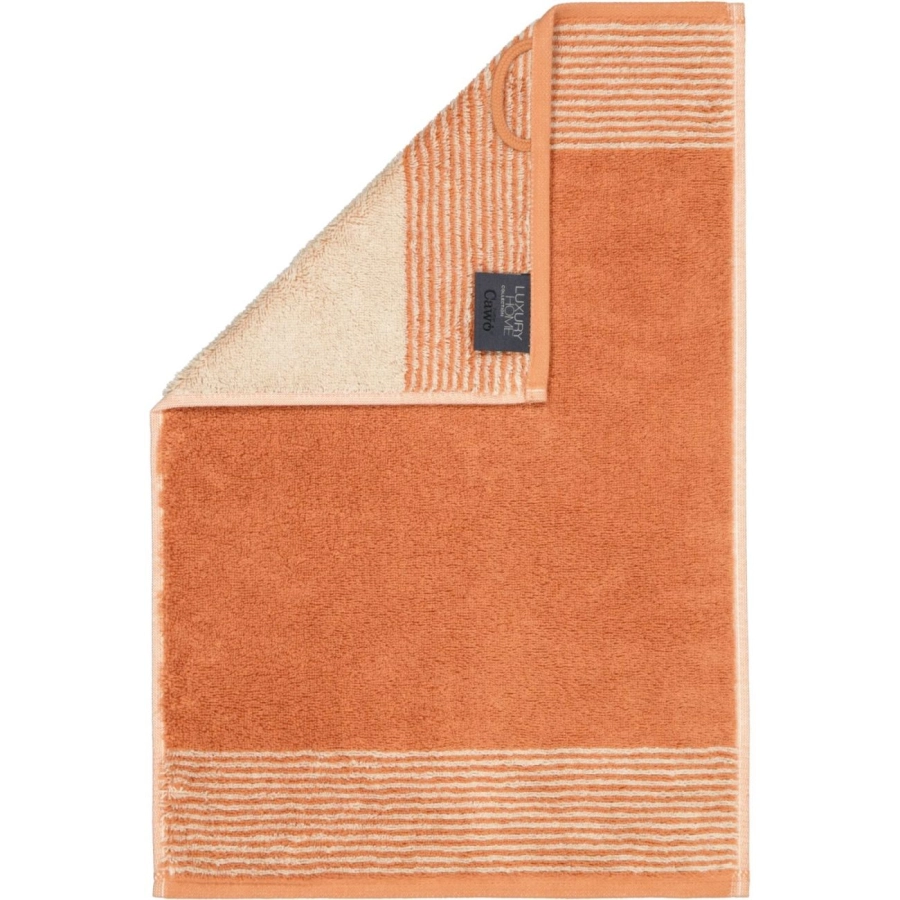 Cawö Two-Tone Gästetuch - kupfer - 30x50 cm