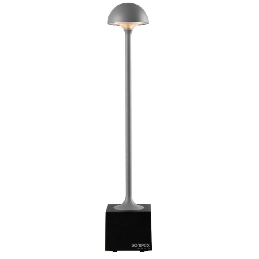 Sompex FLORA Outdoor-Tischleuchte - grau - 29,5 x 5,5 x 5,5 cm