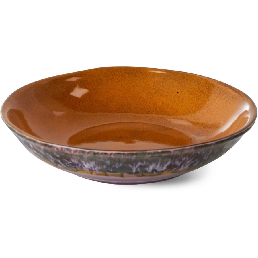 HK living 70's Ceramic Curry Schüssel 2er-Set - daybreak - 2er-Set: 850 ml - 21,7x21x4,7 cm