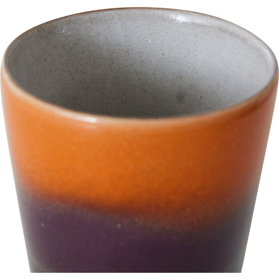 HK living 70's ceramics Teebecher - rise - 475 ml - Ø 8,7 cm - 8,7x8,7x13,5 cm