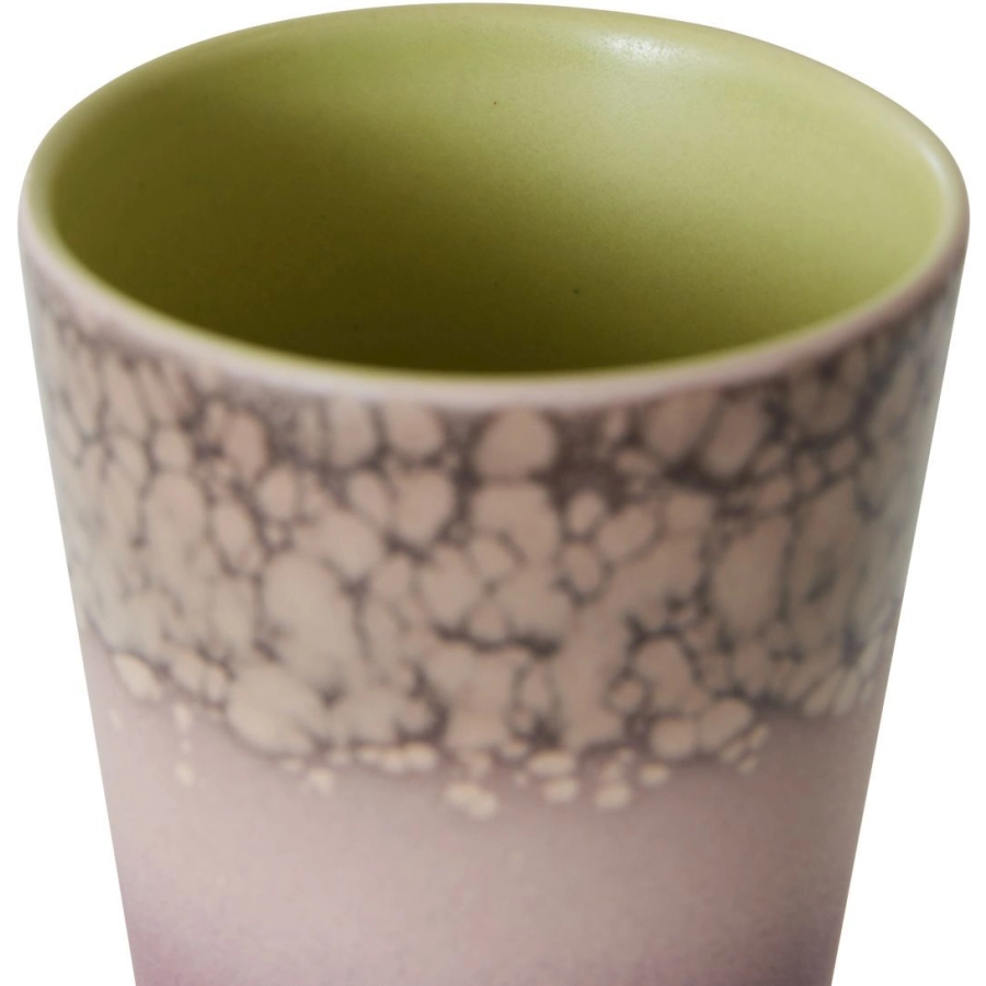 HK living 70s Ceramics Milchbecher - haze - 280 ml - Ø 7,5 cm - 7,5x7,5x13 cm