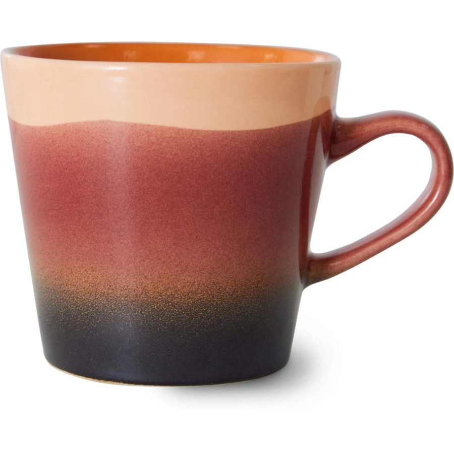 HK living 70´s Ceramic Americano Tasse - rise - 260 ml - Höhe 8 cm