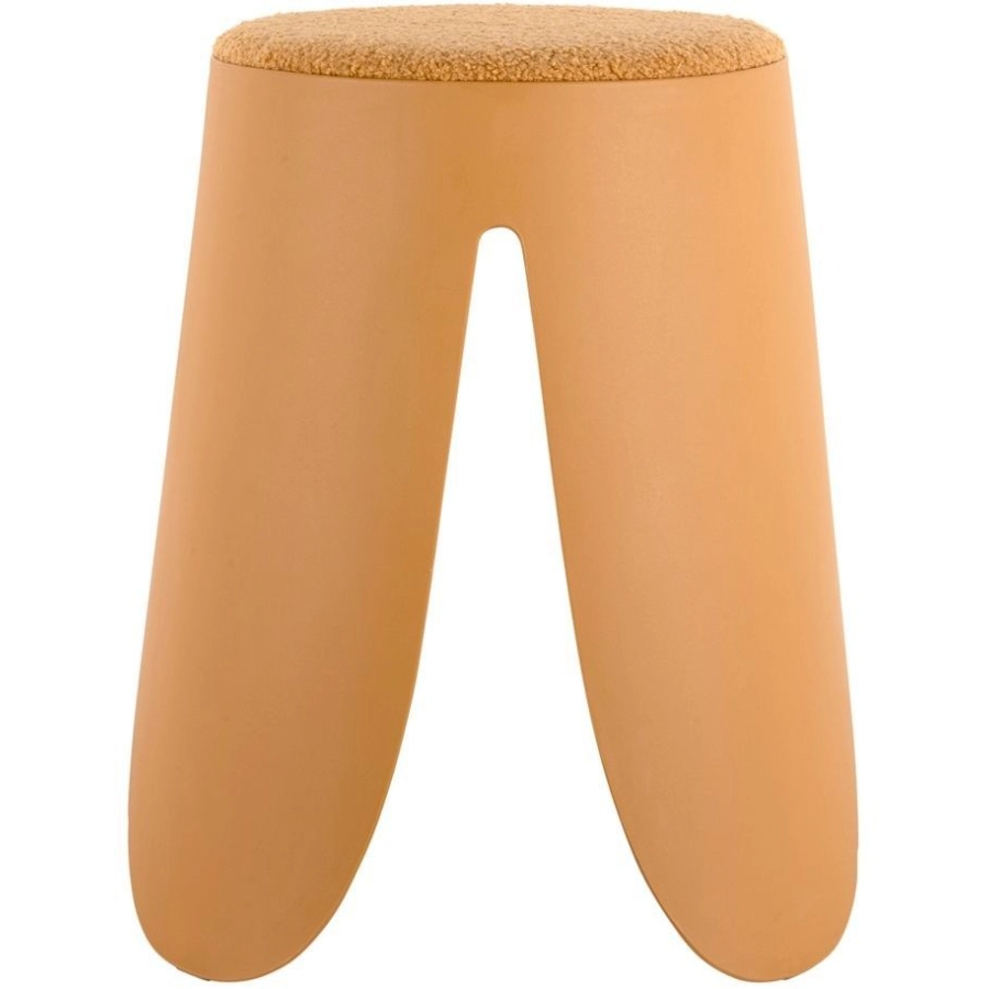 Leitmotiv Savor Hocker - ochre yellow - 44x46 cm