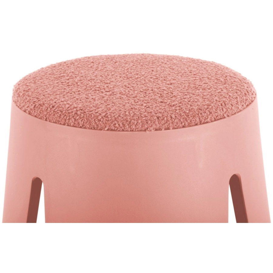 Leitmotiv Savor Hocker - soft pink - 44x46 cm