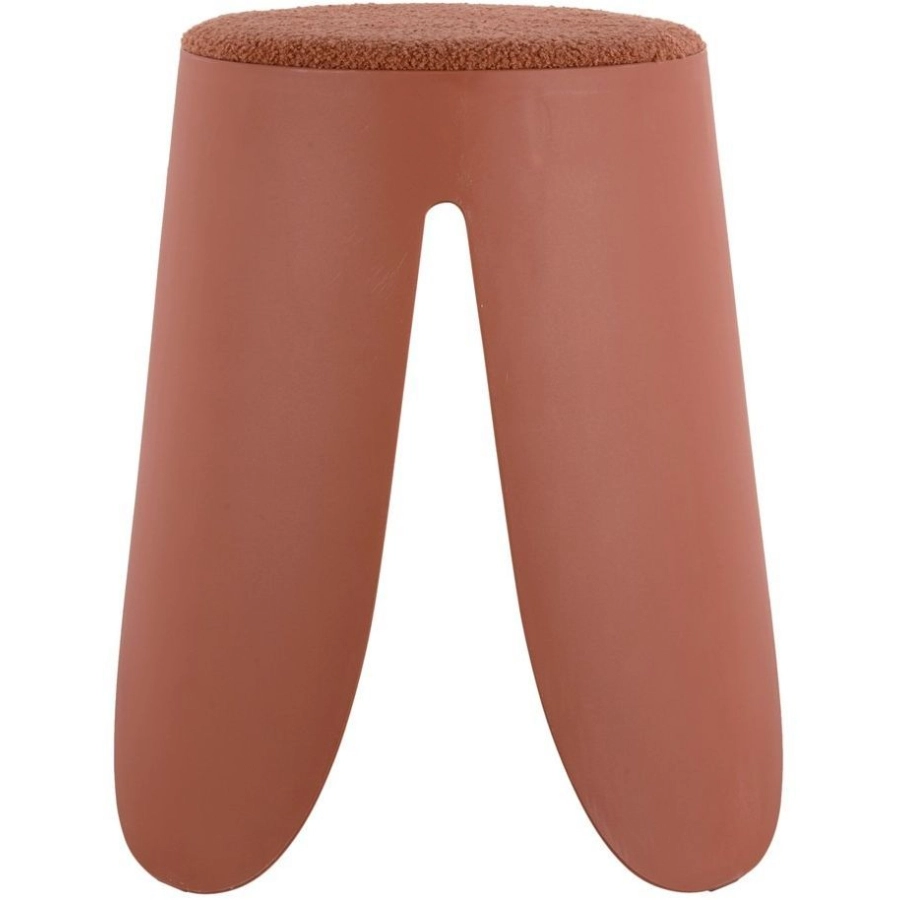 Leitmotiv Savor Hocker - burned orange - 44x46 cm