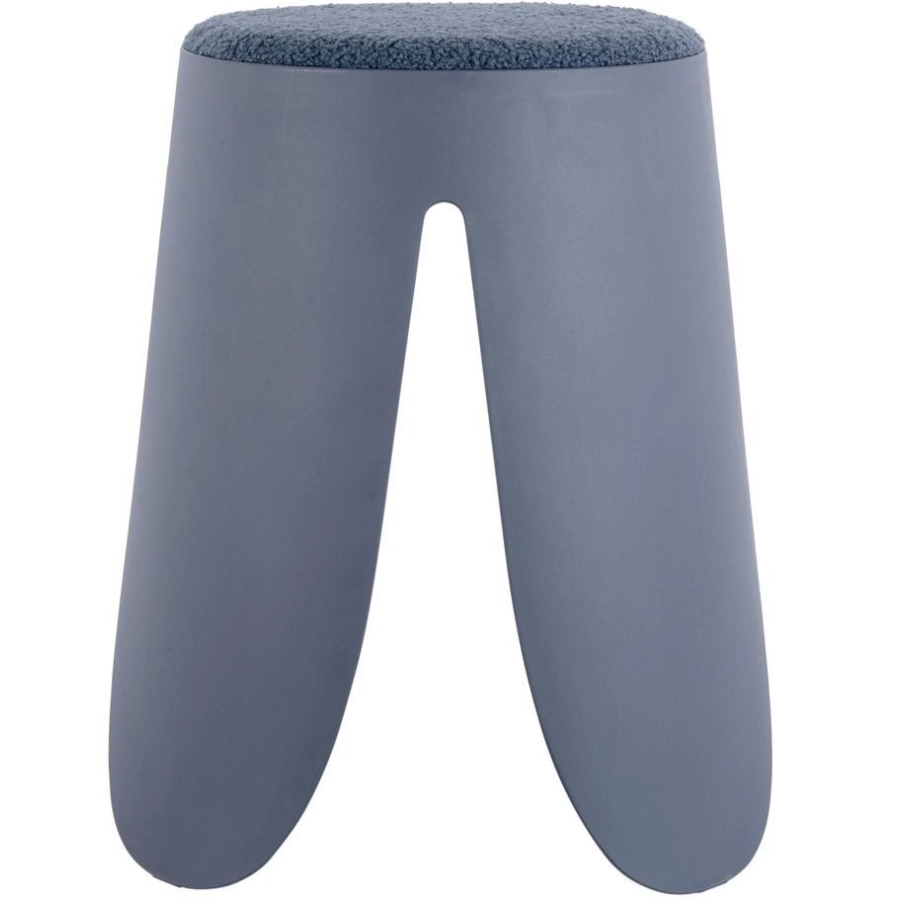 Leitmotiv Savor Hocker - denim blue - 44x46 cm