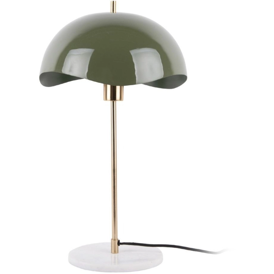 Leitmotiv Waved Dome Tischlampe - jungle green - Höhe 56 cm - Tiefe 330 cm