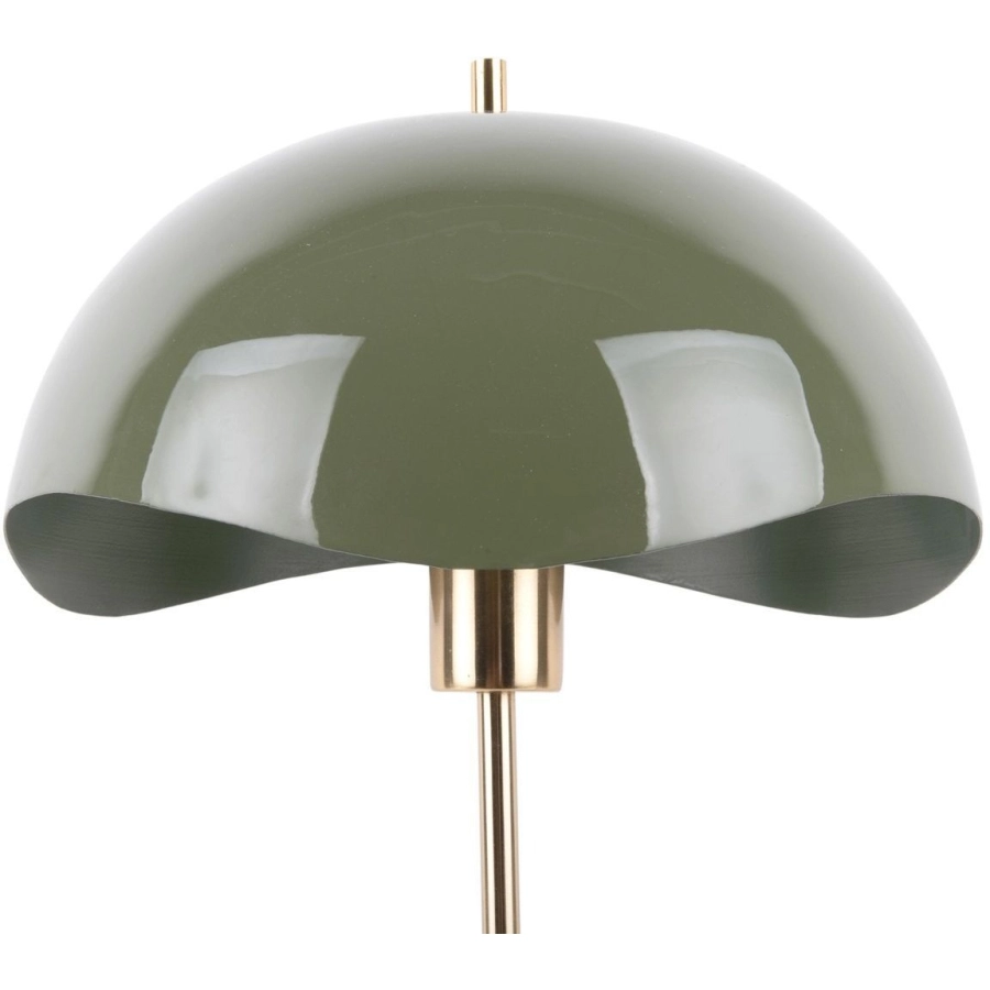 Leitmotiv Waved Dome Tischlampe - jungle green - Höhe 56 cm - Tiefe 330 cm