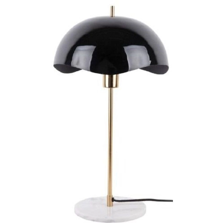 Leitmotiv Waved Dome Tischlampe - black - Höhe 56 cm - Tiefe 330 cm