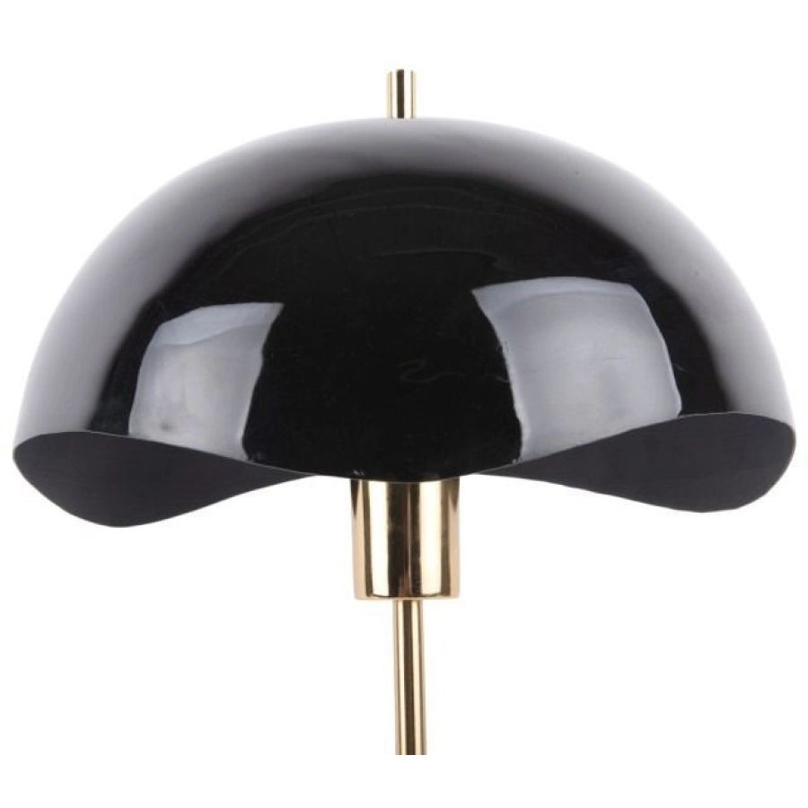 Leitmotiv Waved Dome Tischlampe - black - Höhe 56 cm - Tiefe 330 cm