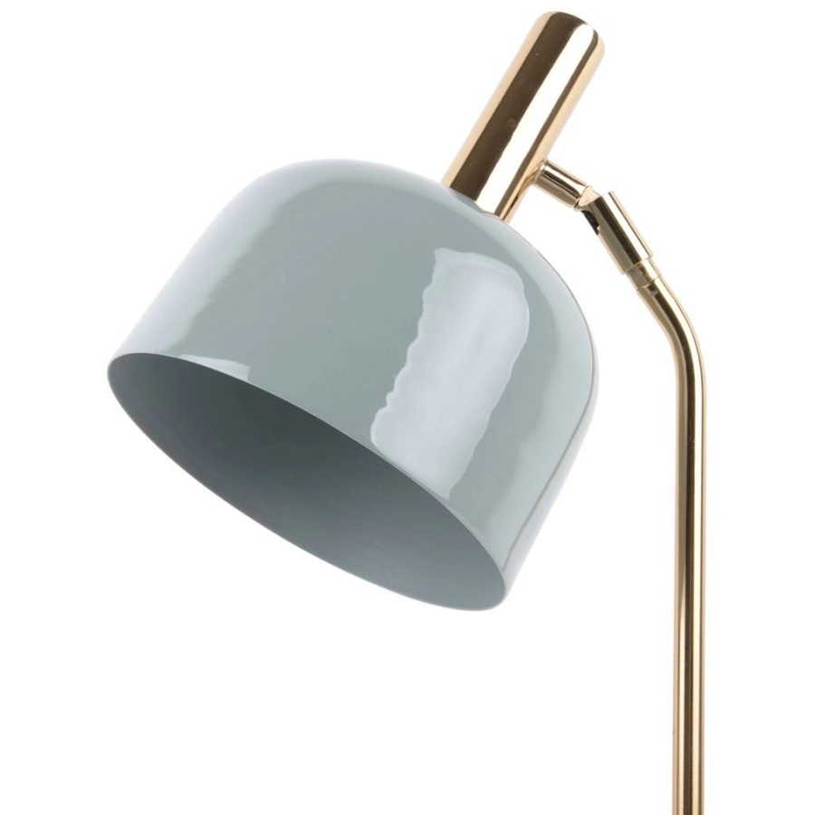 Leitmotiv Smart enamel Tischlampe - misty blue - Höhe 56 cm - 23x19,5 cm