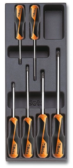 Beta T202 - 6-teilige Werkzeugeinlage