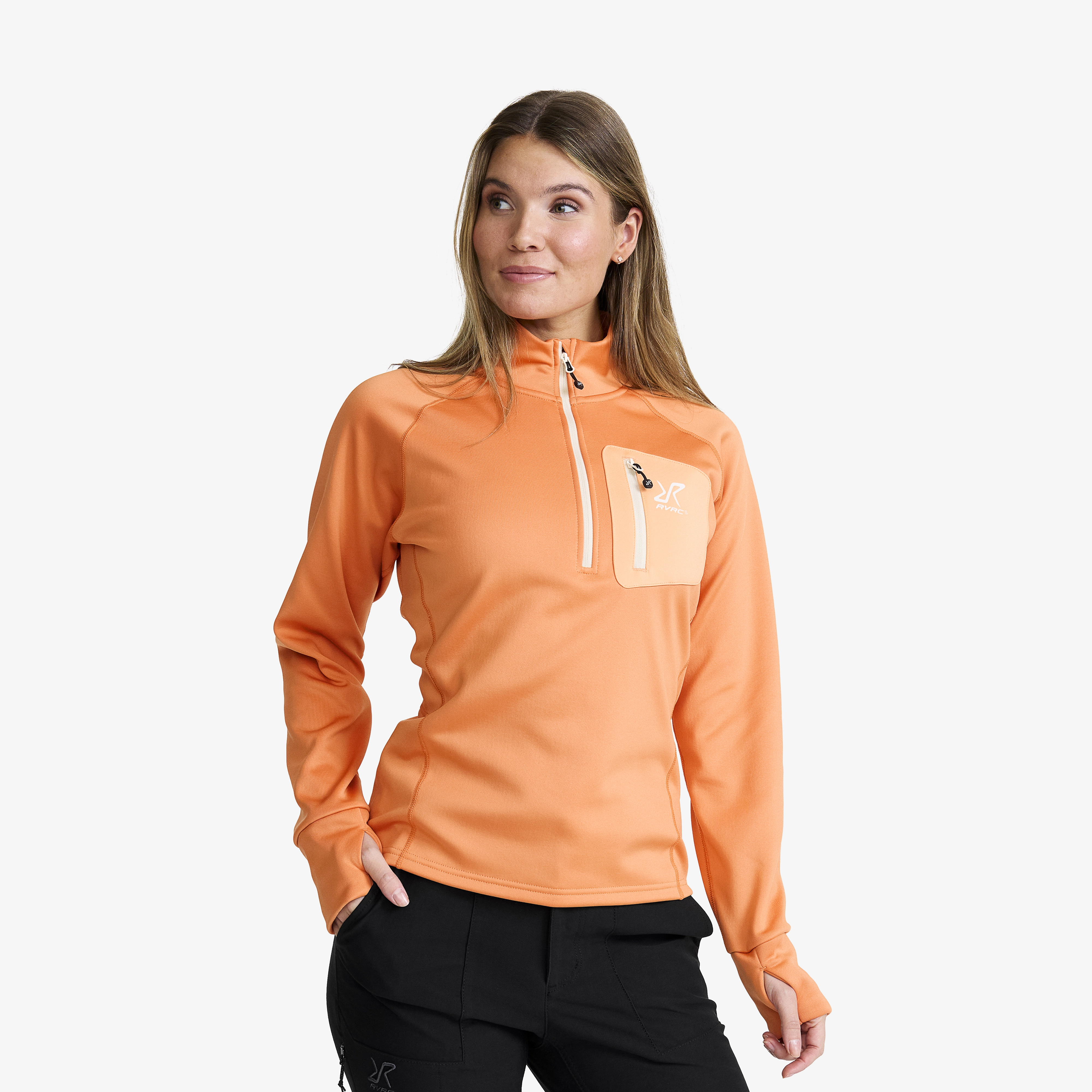 Evolution Half-zip Stretch Fleece Damen Copper Tan, Größe:M - Damen > Oberteile > Fleece